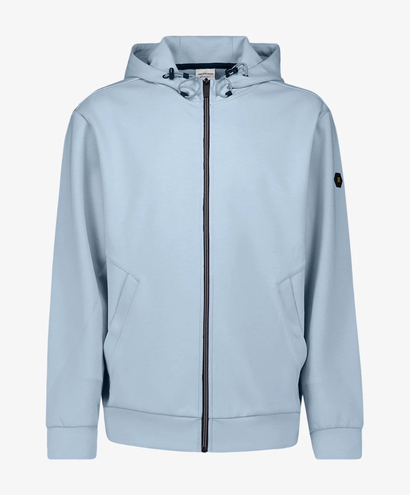 No Excess Sweatvest Hooded Interlock