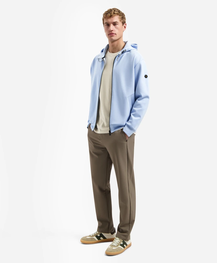 No Excess Sweatvest Hooded Interlock