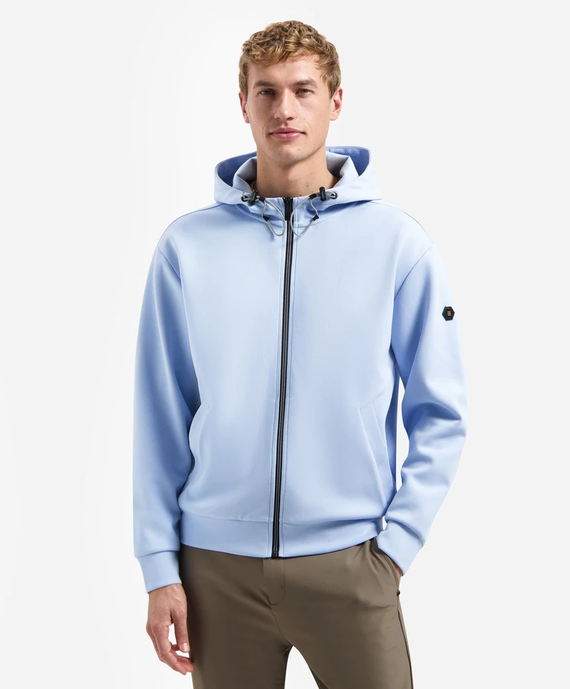 No Excess Sweatvest Hooded Interlock