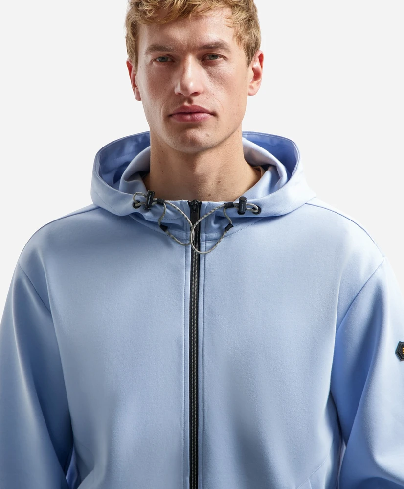No Excess Sweatvest Hooded Interlock