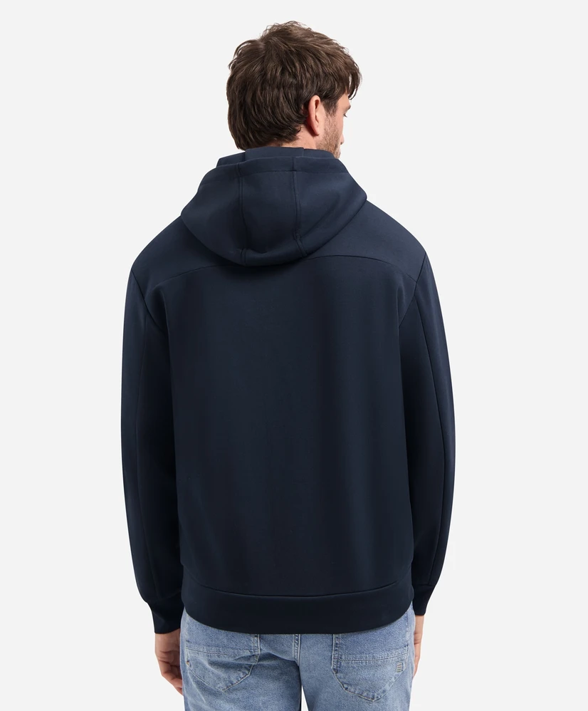 No Excess Sweatvest Hooded Interlock