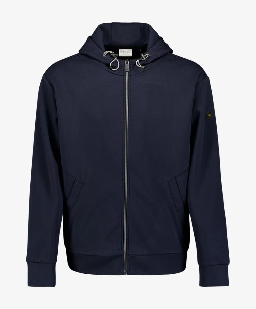 No Excess Sweatvest Hooded Interlock