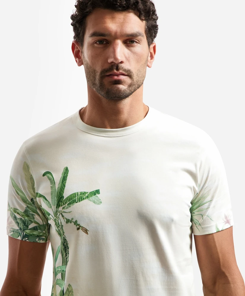 No Excess T-shirt Botanical Print