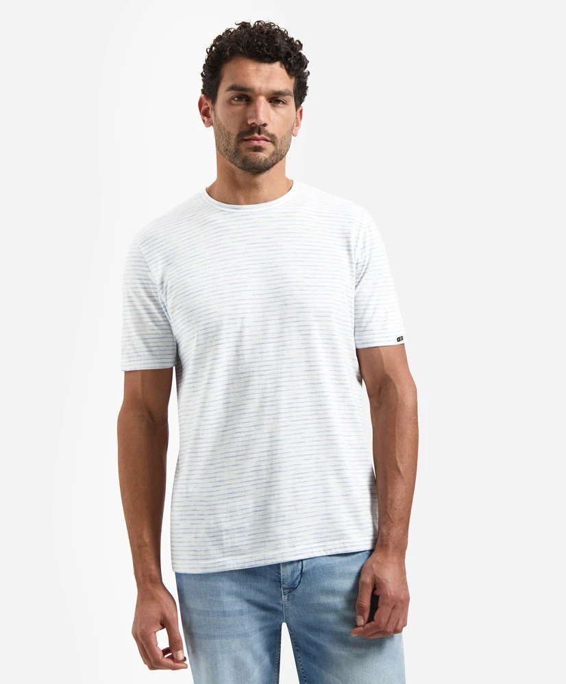No Excess T-shirt Crewneck Striped