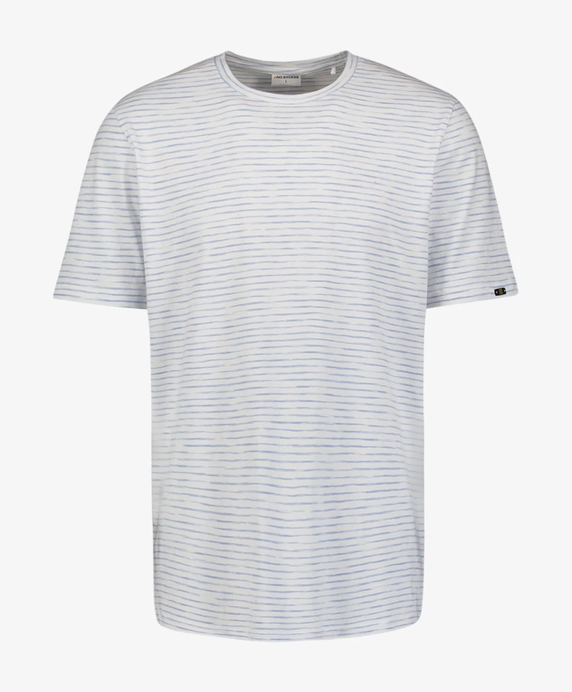 No Excess T-shirt Crewneck Striped
