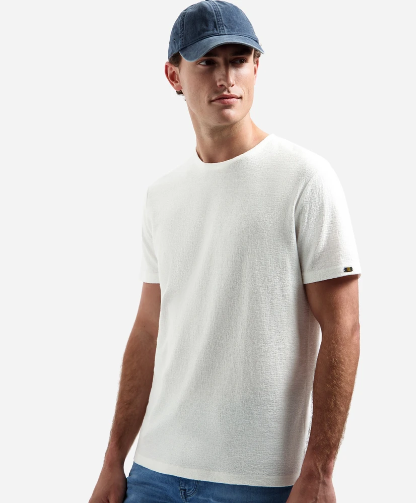 No Excess T-shirt Plain Round Neck