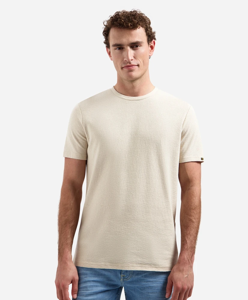 No Excess T-shirt Plain Round Neck