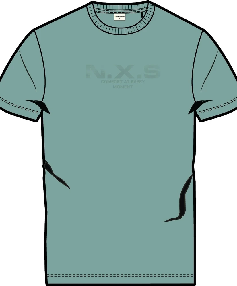 No Excess T-shirt Tekst Opdruk