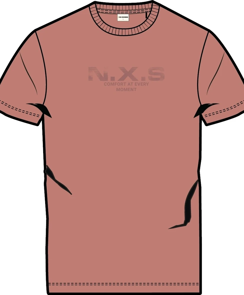 No Excess T-shirt Tekst Opdruk