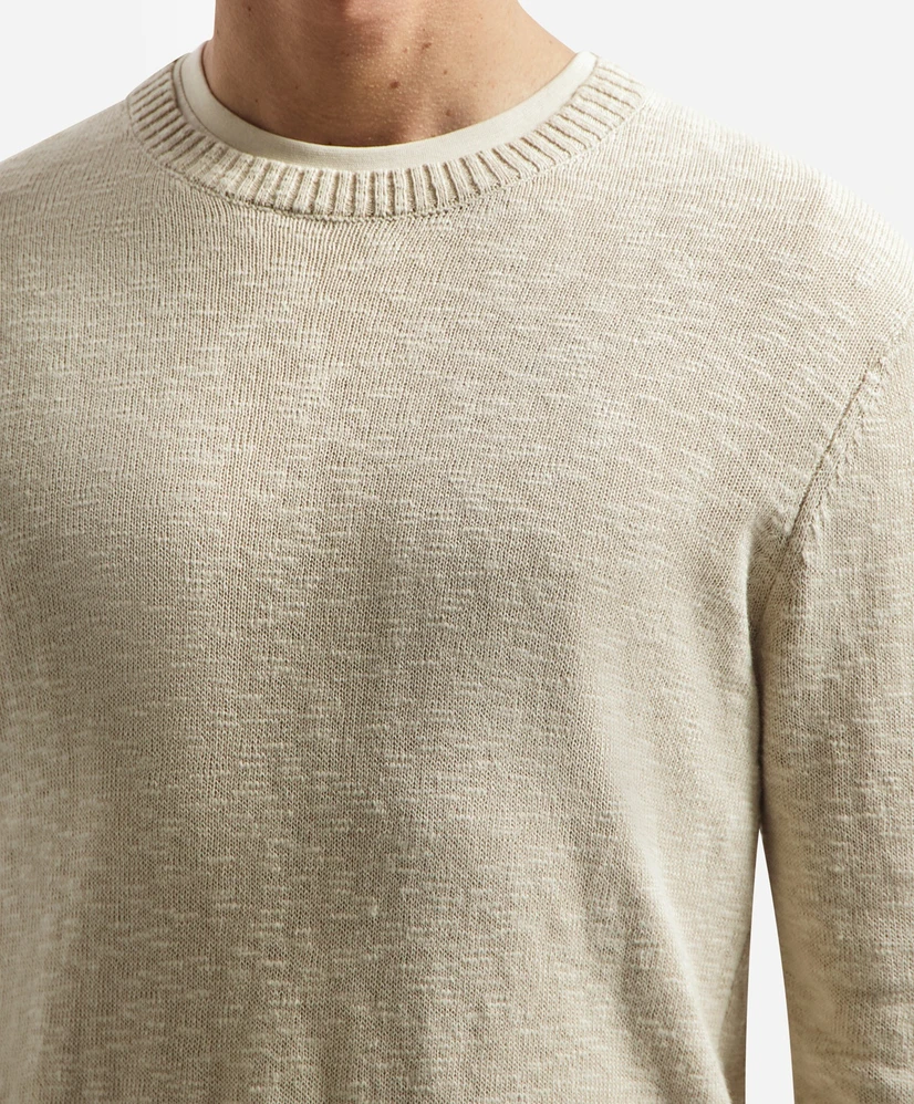 No Excess Trui Washed Print