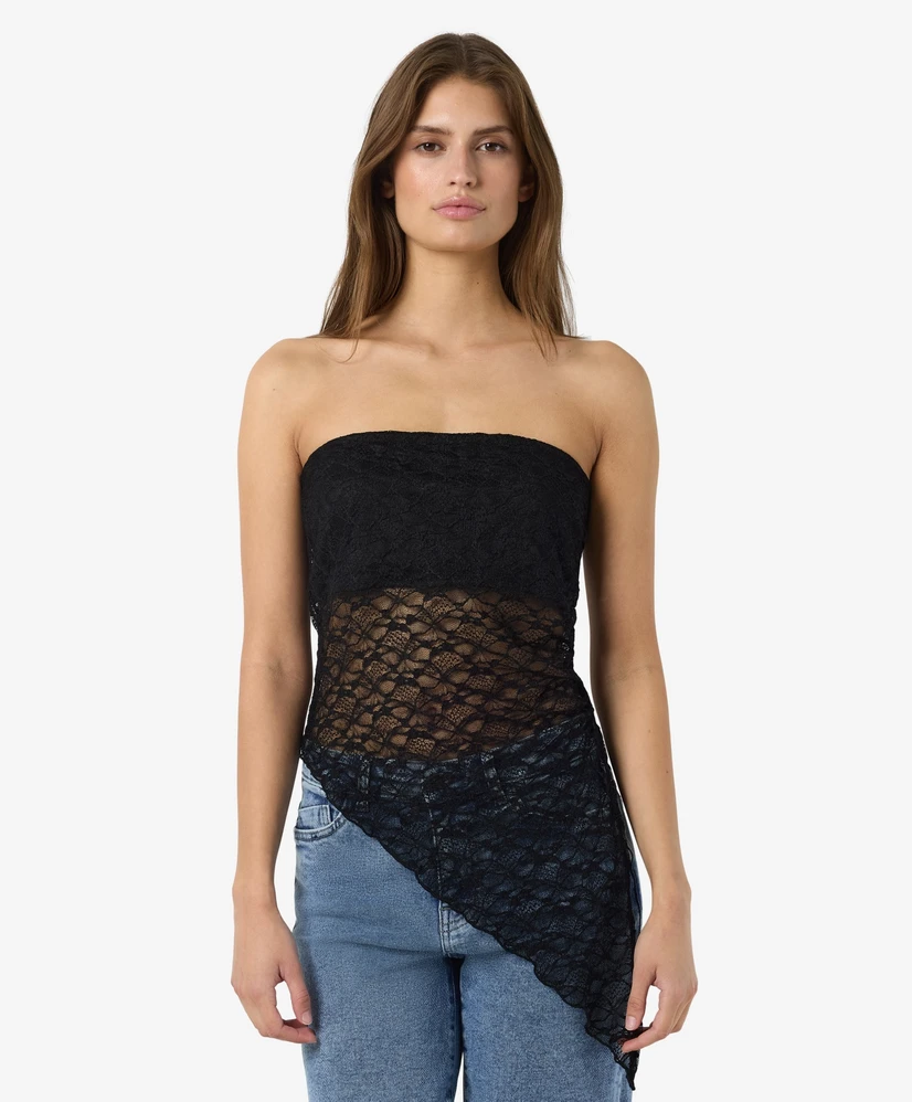 NOISY MAY Bandeau Top Lacey