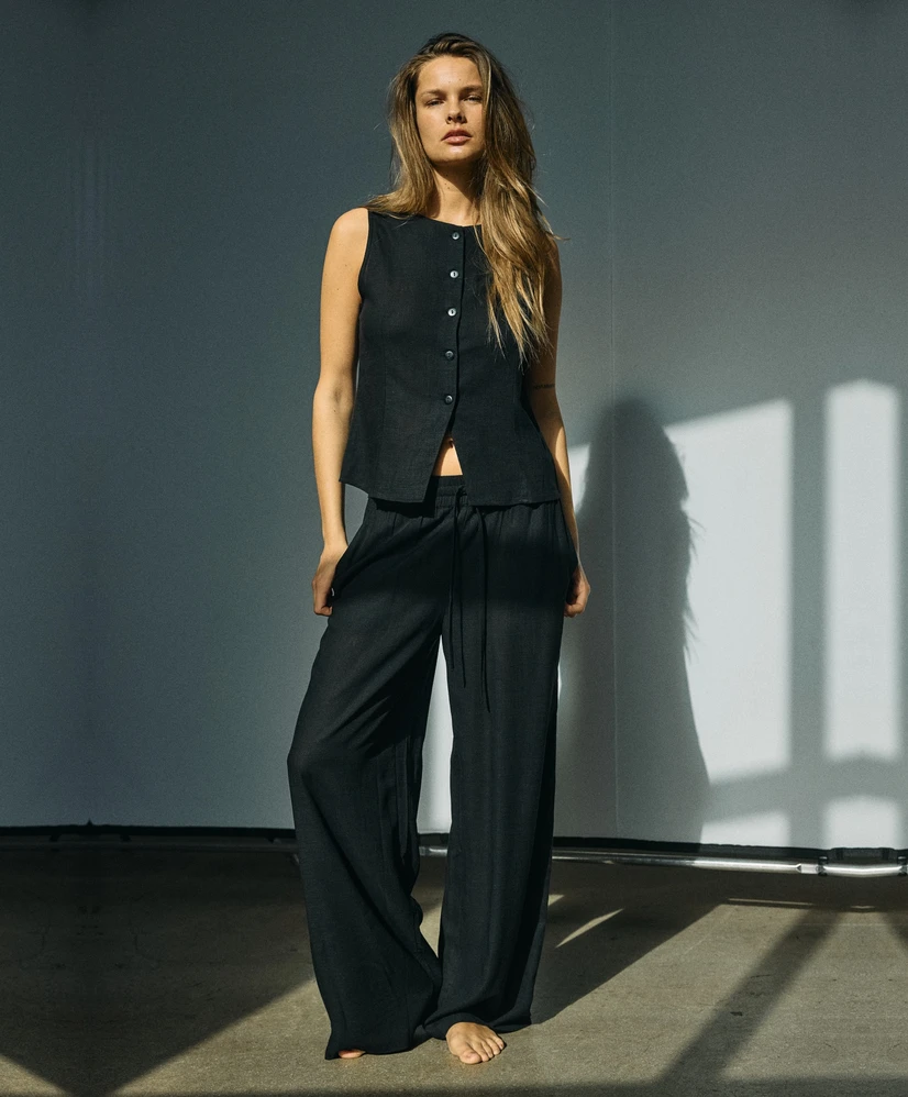 NOISY MAY Broek NMLEILANI NW LOOSE PANTS WVN NOOS