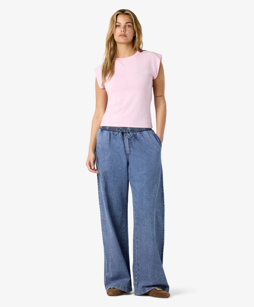 NOISY MAY Pantalon Wide Leg Enza