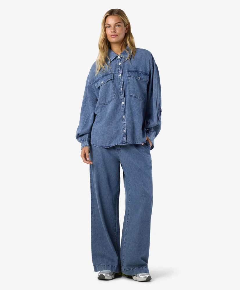 NOISY MAY Pantalon Wide Leg Enza