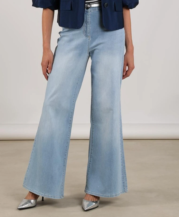 NUKUS Jeans Flared Wide Leg Senna