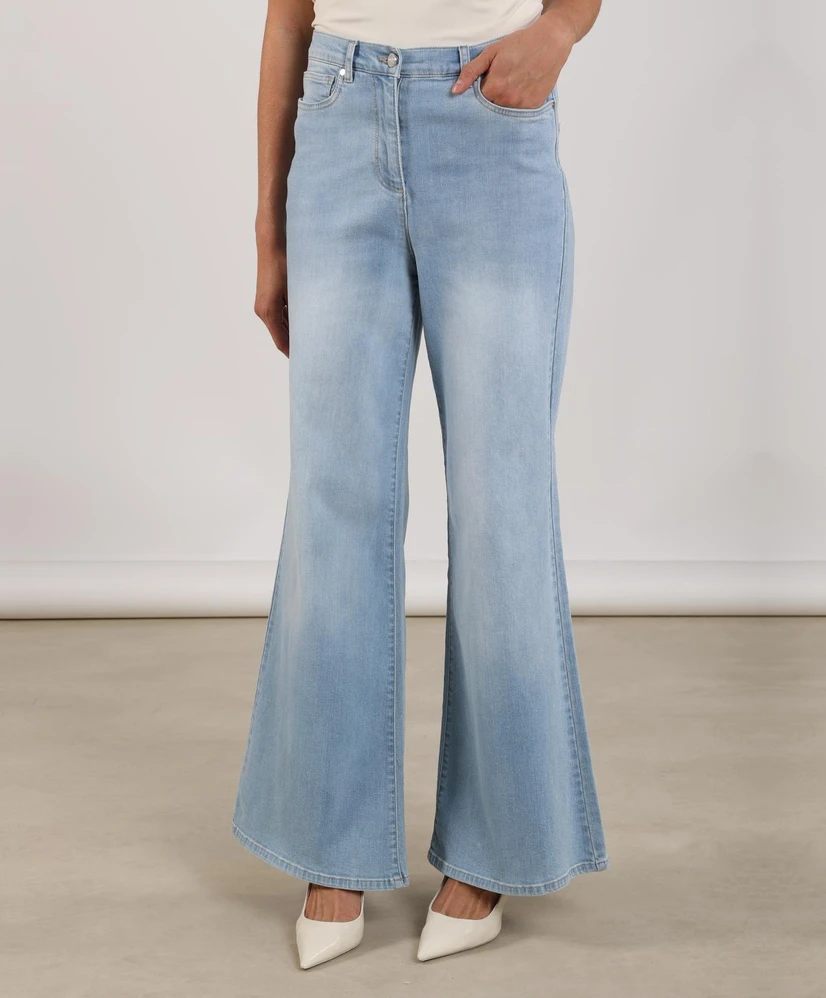 NUKUS Jeans Flared Wide Leg Senna