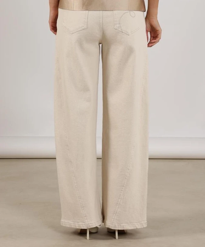 NUKUS Jeans Straight Leg Natur