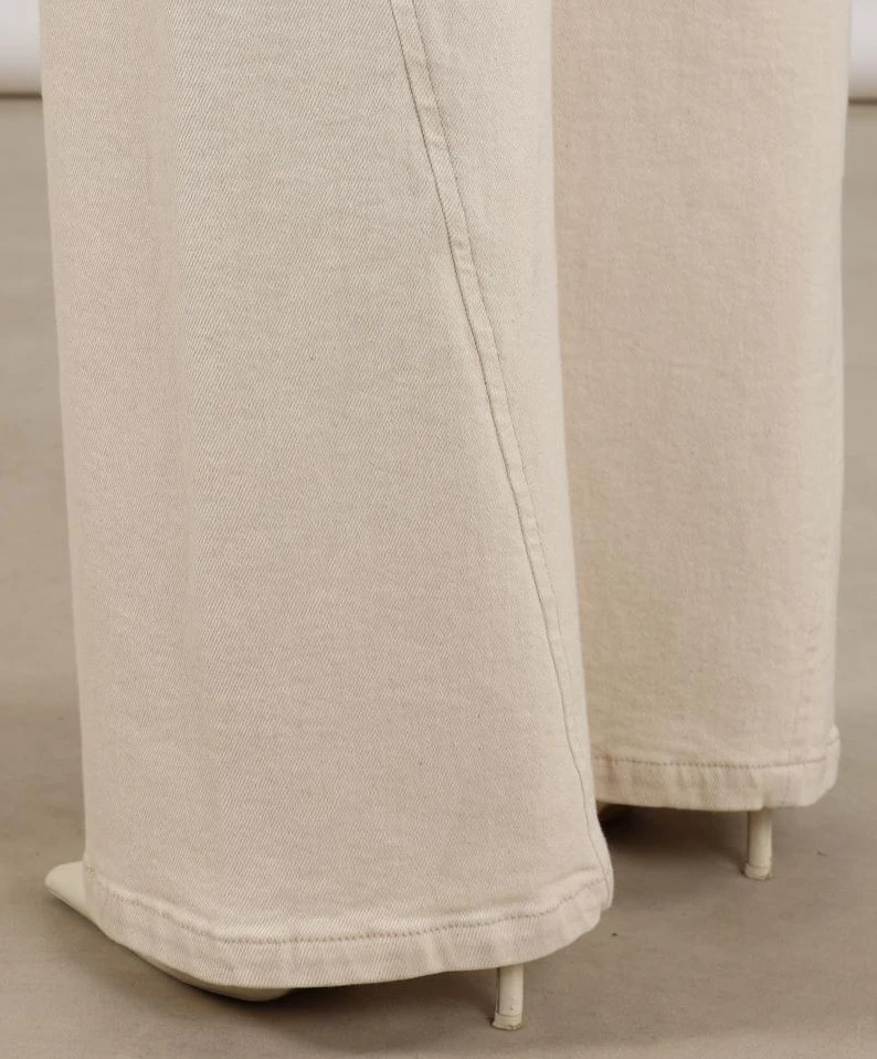 NUKUS Jeans Straight Leg Natur