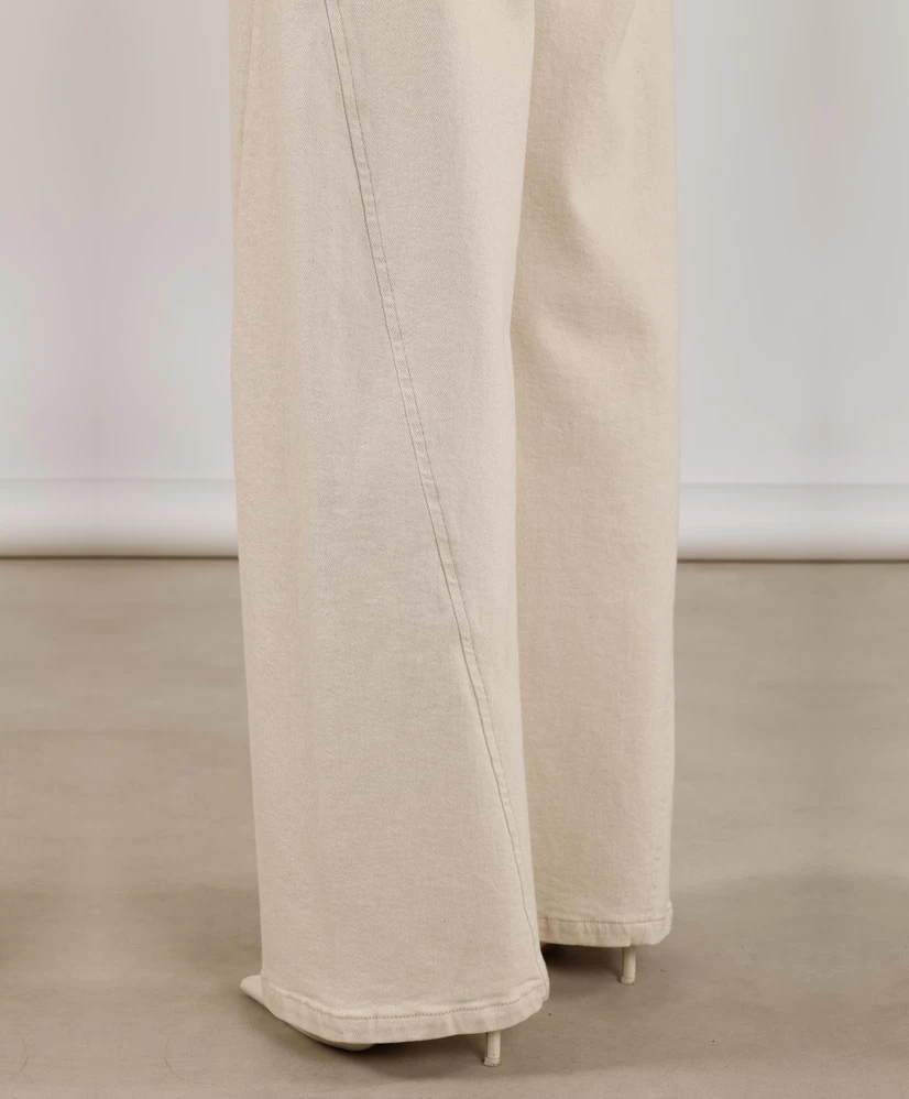 NUKUS Jeans Straight Leg Natur
