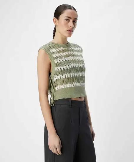 OBJECT Cropped Top Daiva Knit