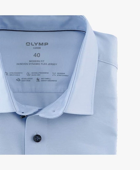 OLYMP Overhemd 24/Seven Basic Modern Fit