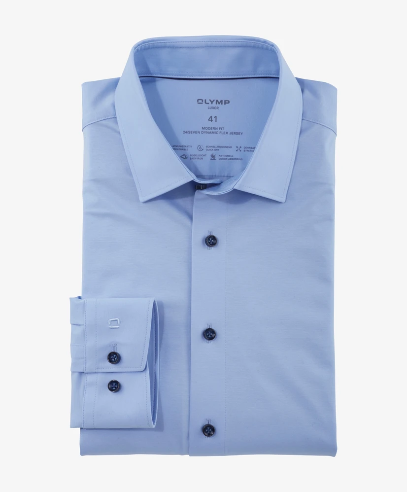 OLYMP Overhemd 24/Seven Basic Modern Fit