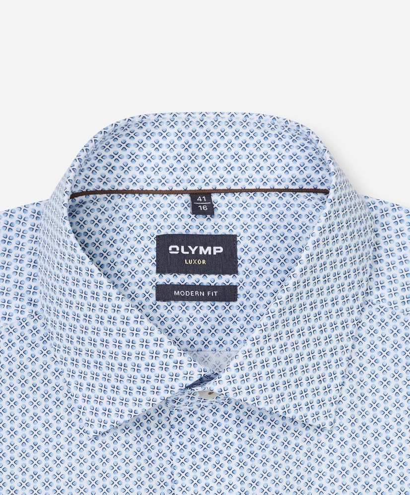 OLYMP Overhemd Allover Print