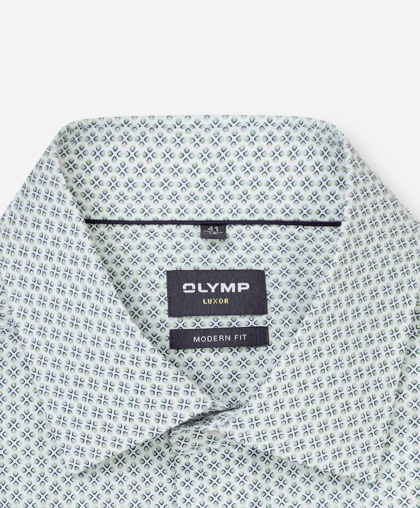 OLYMP Overhemd Allover Print
