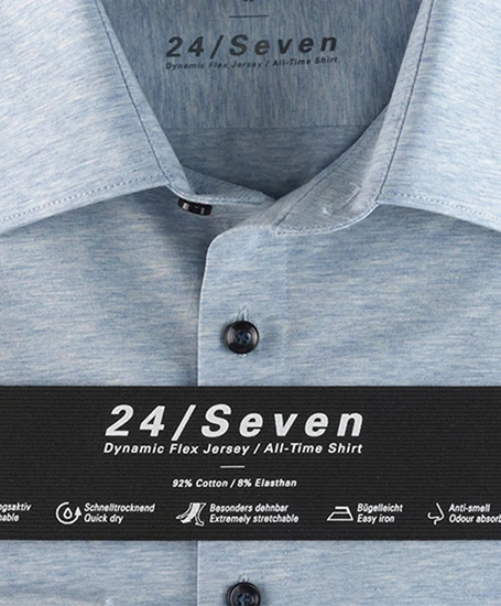 OLYMP Overhemd Level Five Jersey Slim Fit