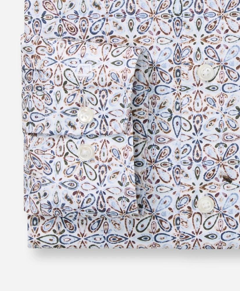 OLYMP Overhemd Modern Fit Allover Print