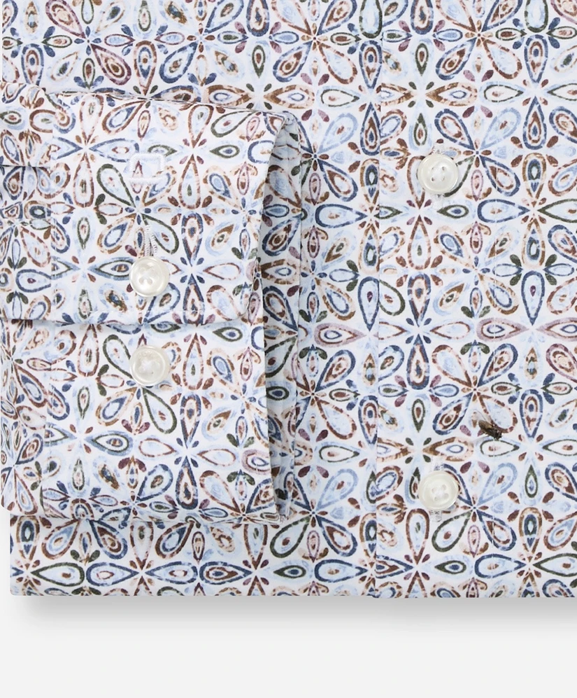 OLYMP Overhemd Modern Fit Allover Print