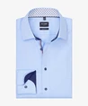 OLYMP Overhemd Slim Fit Allover Print