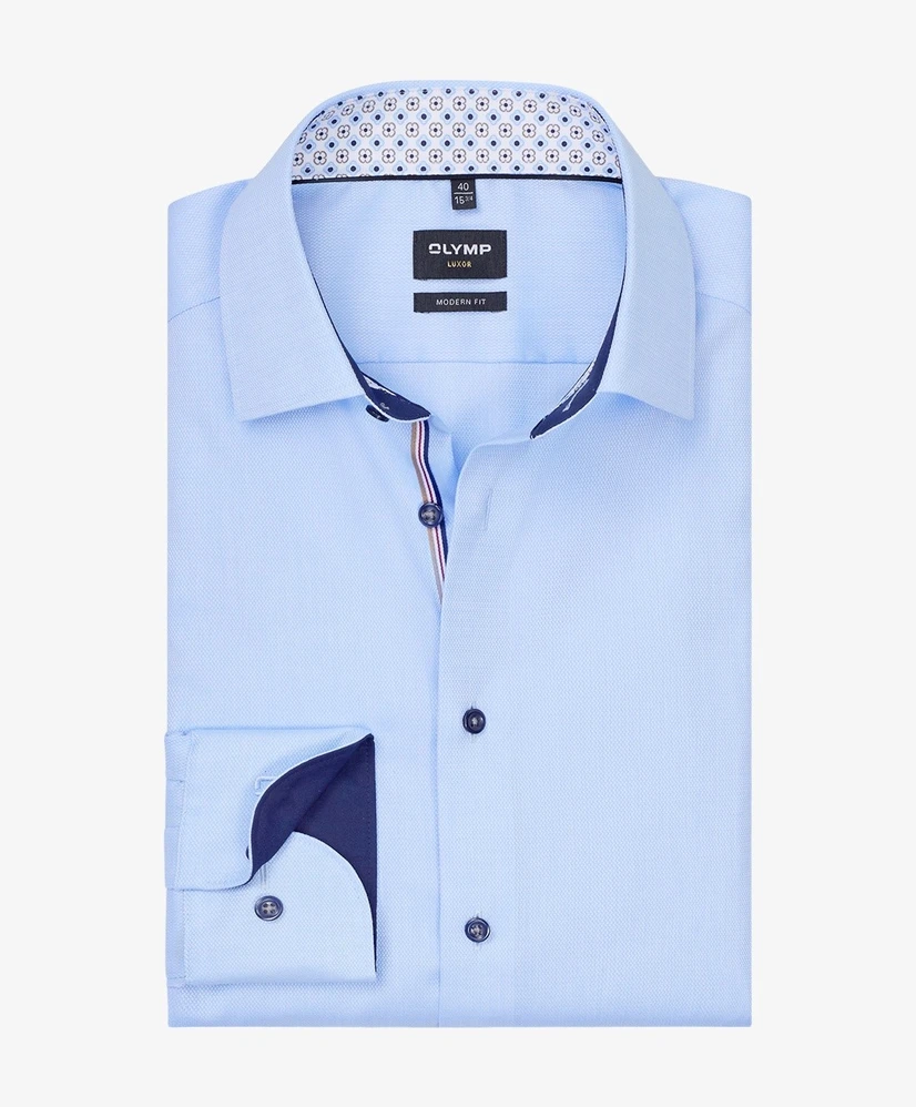 OLYMP Overhemd Slim Fit Allover Print