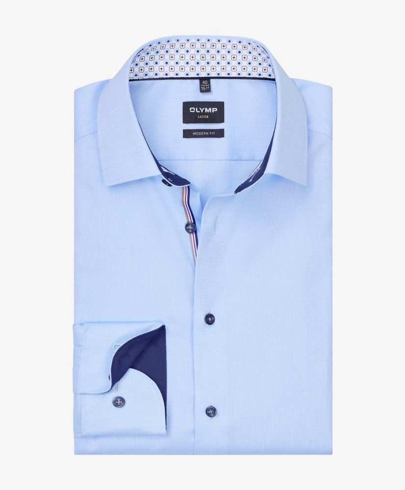 OLYMP Overhemd Slim Fit Allover Print