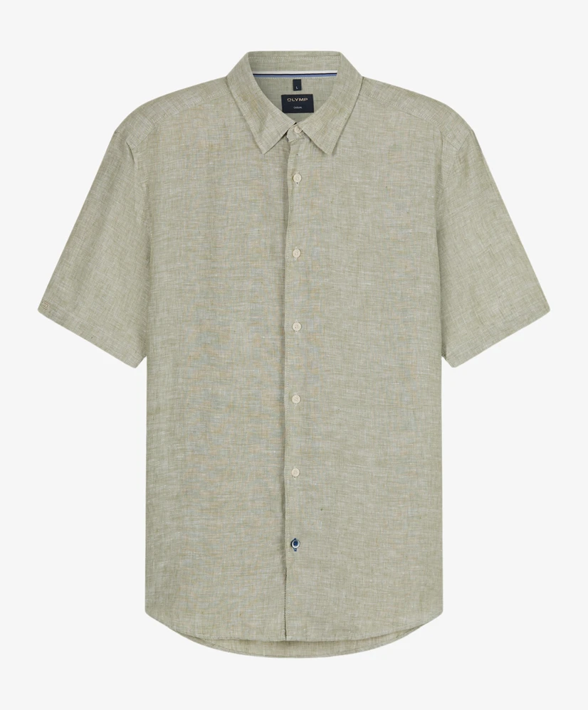 OLYMP Overhemd Washed Print
