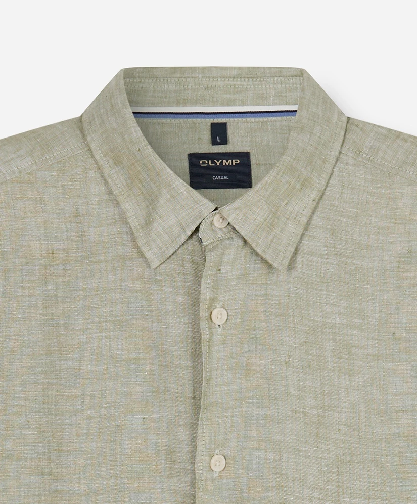 OLYMP Overhemd Washed Print