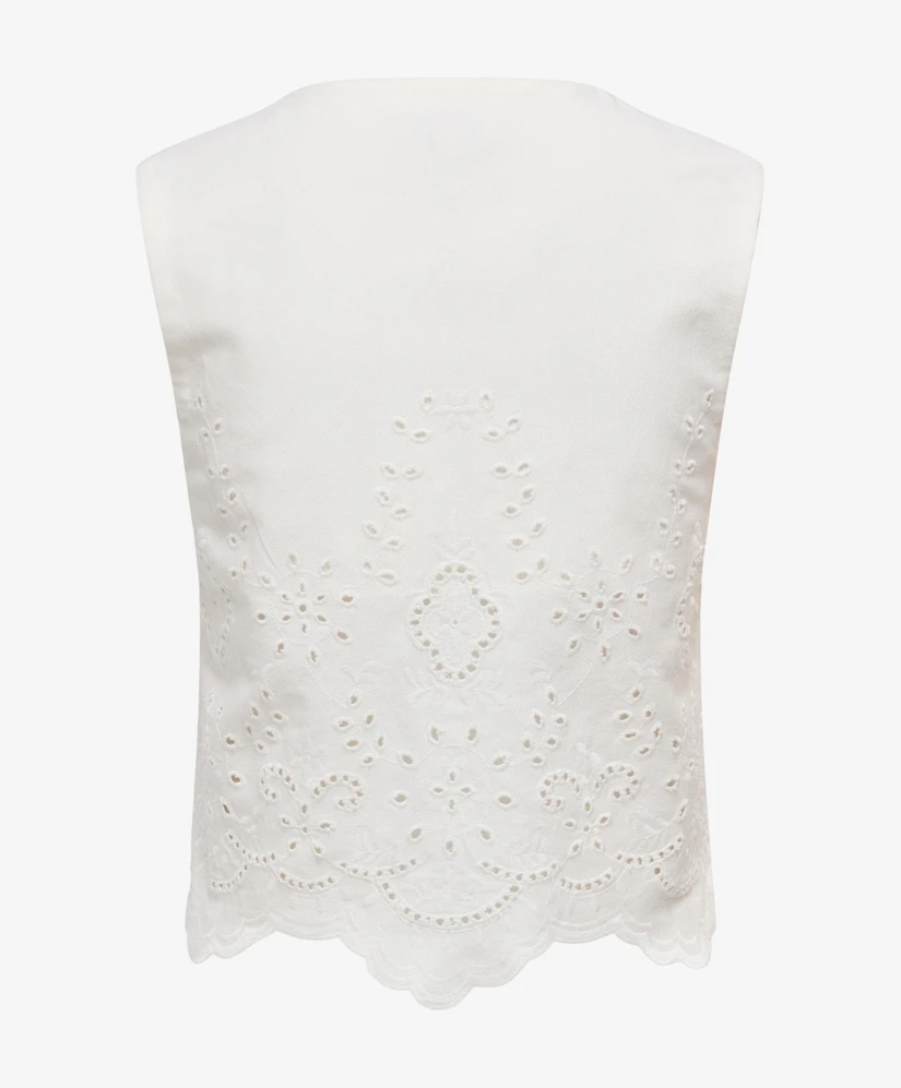 ONLY Blouse LM ONLREYA S/L BRO ANGLAISE
