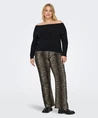 ONLY CARMAKOMA Jeans Madison Wide Leg Leopard