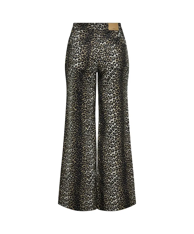 ONLY CARMAKOMA Jeans Madison Wide Leg Leopard