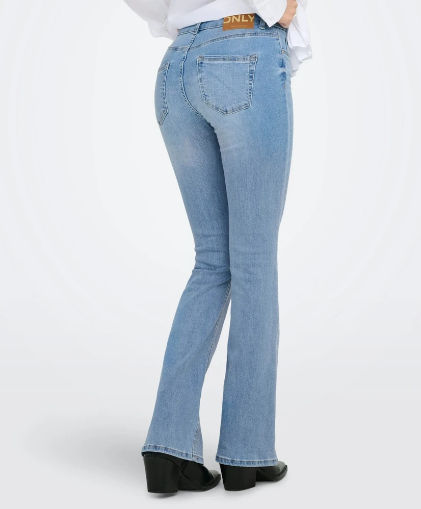 ONLY Jeans Blush Life Mid Flared