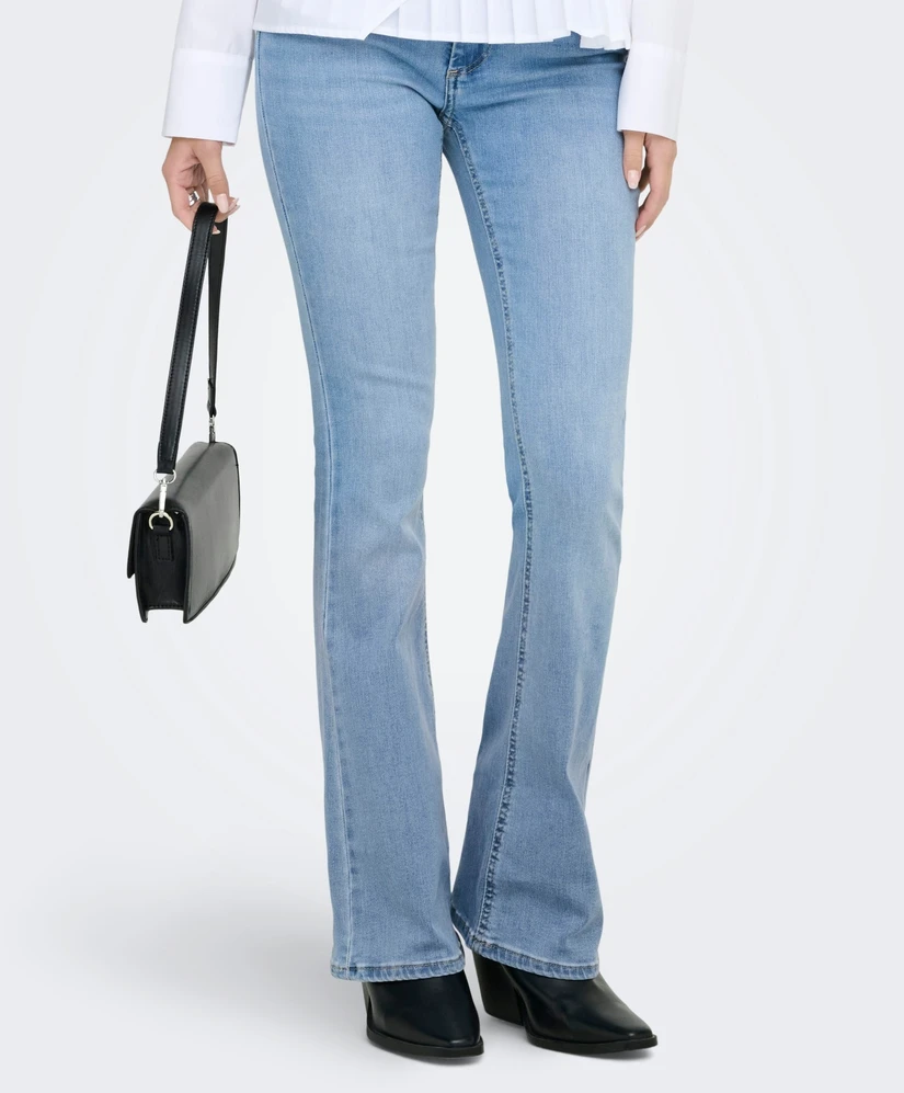 ONLY Jeans Blush Life Mid Flared