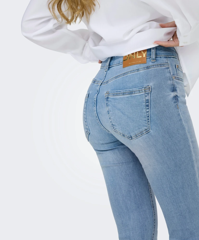 ONLY Jeans Blush Life Mid Flared