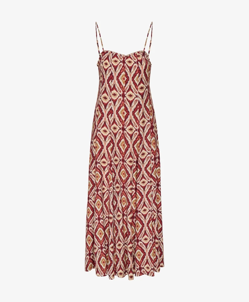 ONLY Midi Jurk KM ONLSTACY MIKASI LONG STR