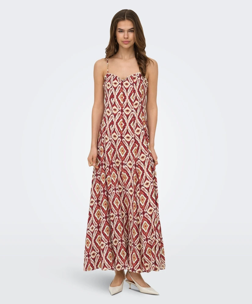 ONLY Midi Jurk KM ONLSTACY MIKASI LONG STR