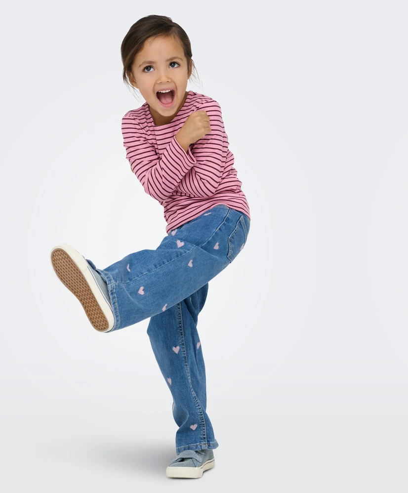 ONLY MINI Jeans Wide Leg Heart