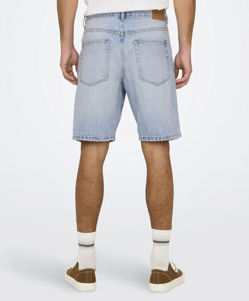 ONLY & SONS Jeans Short ONSEDGE LB 2041 TAI DNM SH