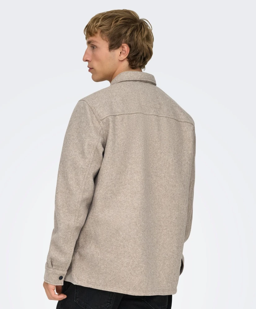 ONLY & SONS Overshirt Ash