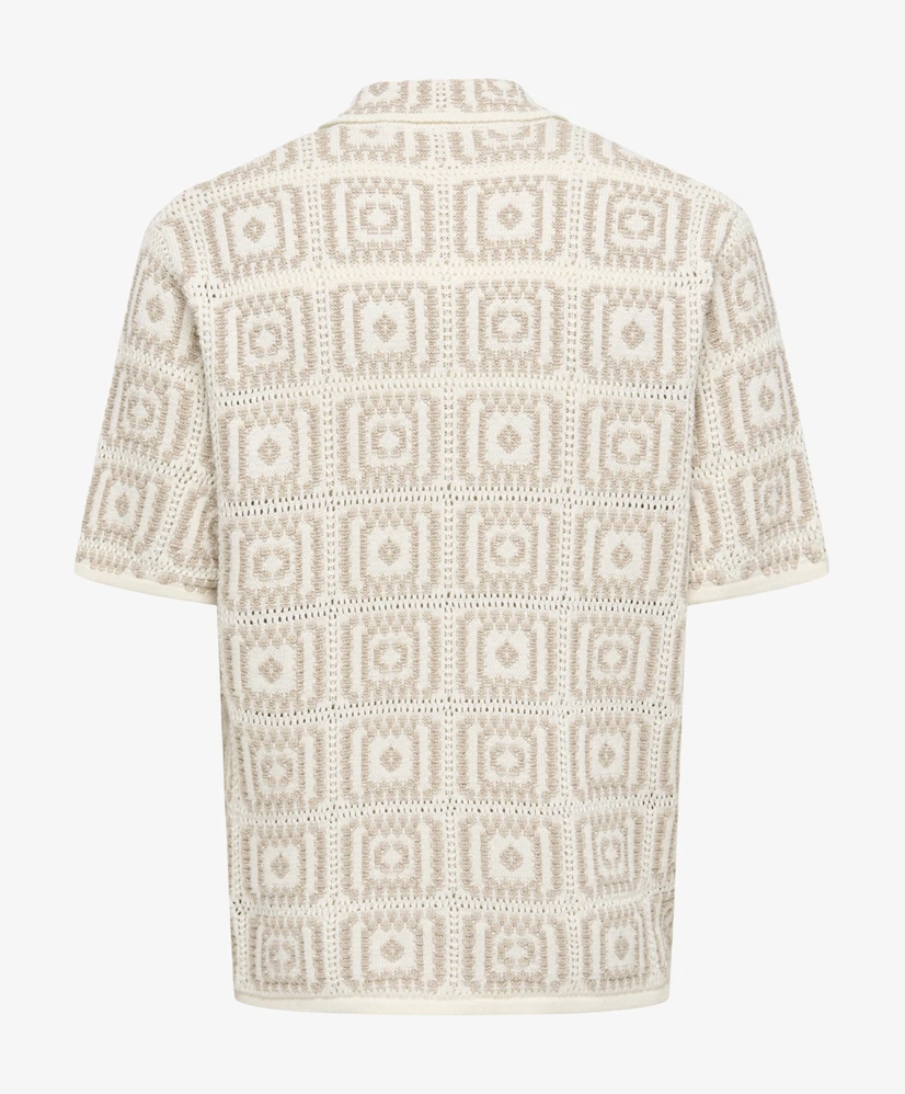 ONLY & SONS Polo Gebreid Bart