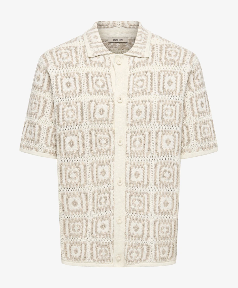 ONLY & SONS Polo Gebreid Bart