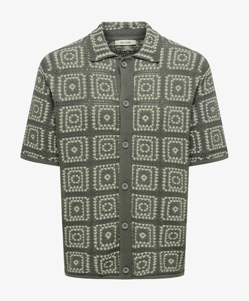 ONLY & SONS Polo Gebreid Bart